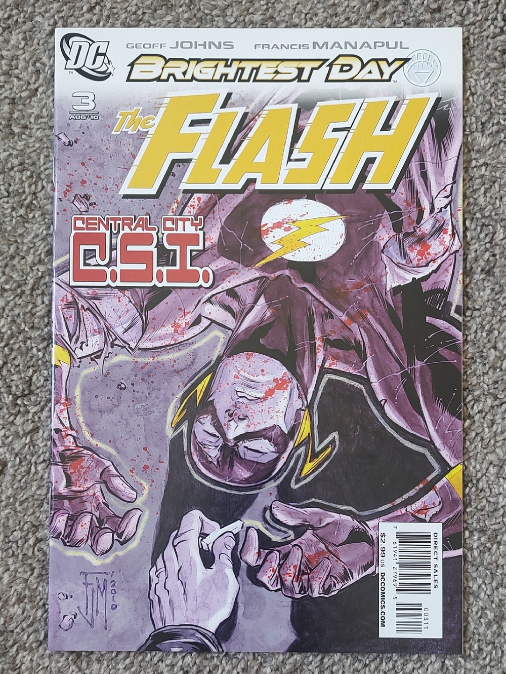 FREE With Purchase - DC Comics The Flash #3 August 2010